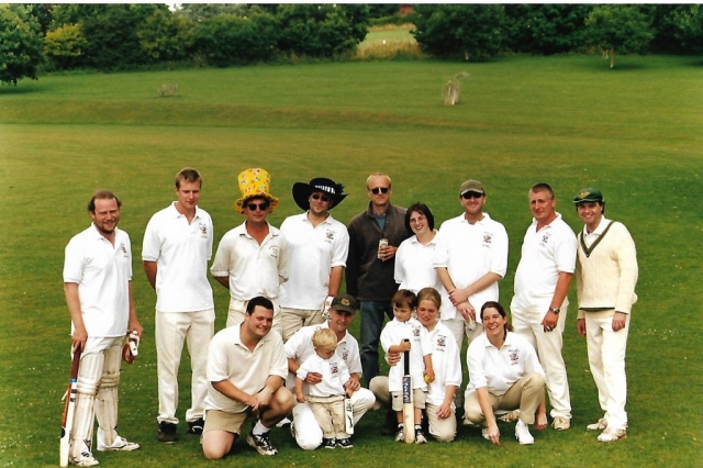 The Westgate team from a time with more hair, sillier hats and mostly smaller waistlines...