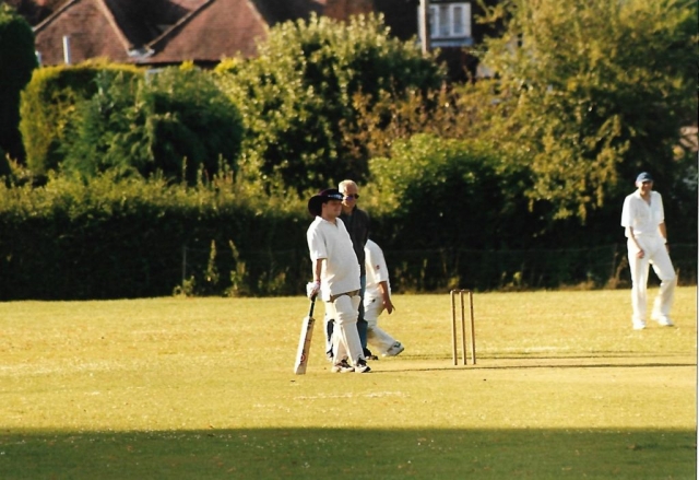 You don't see hats, or indeed umpires, like this nearly often enough